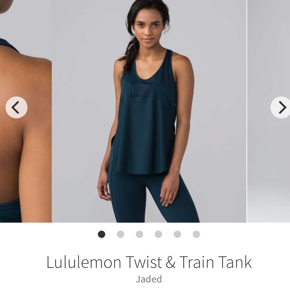 Lululemon twist & train tank 8/10